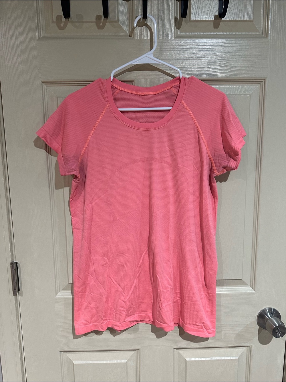 lululemon Swiftly Tech Short Sleeve Coral Pink Athletic Tee